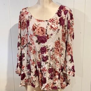 Torrid Floral Print Women's Top